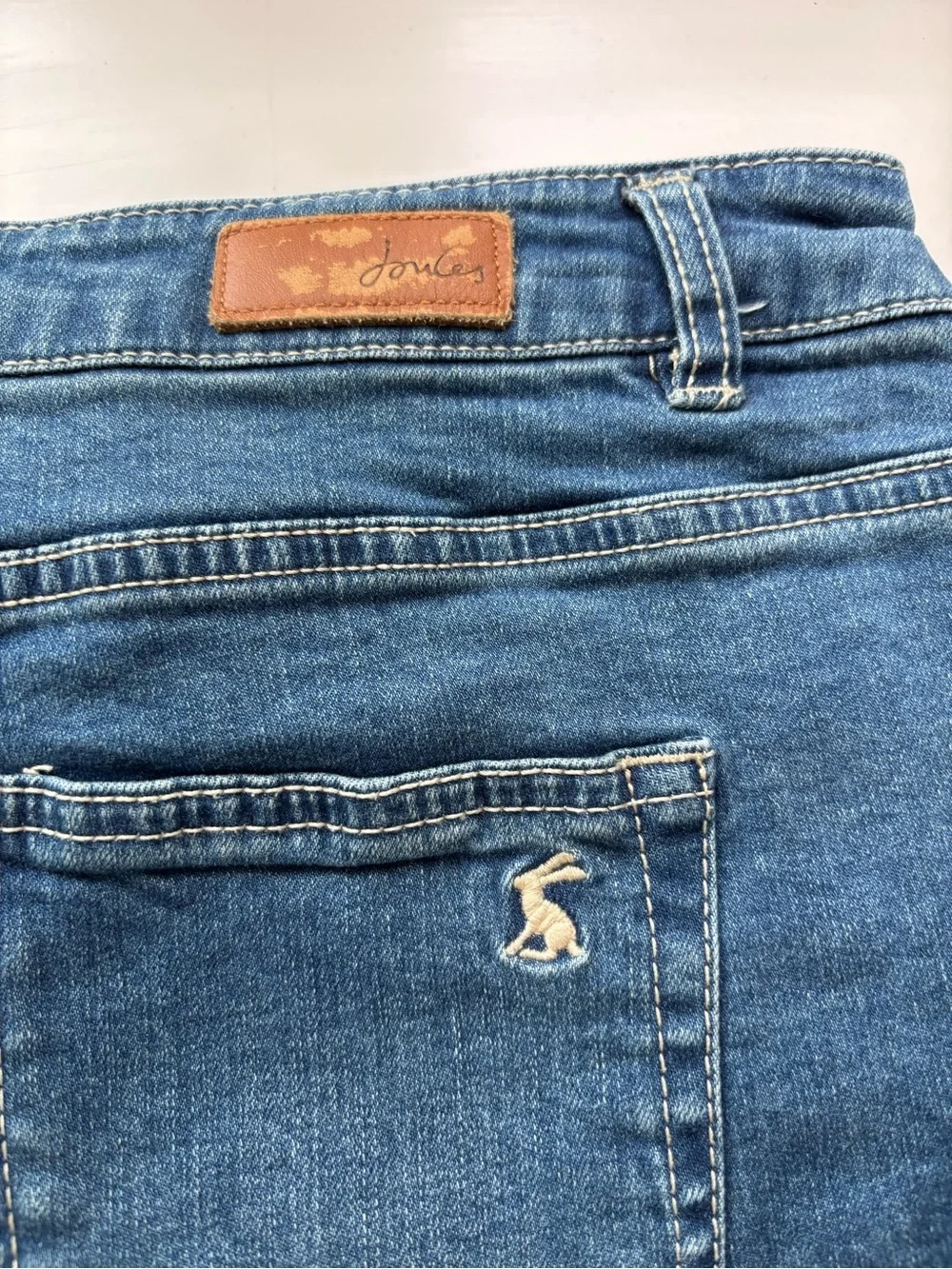 Joules Shirley Long Denim Shorts 10